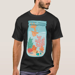 Camiseta pez en frasco