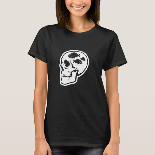 Camiseta Pez en la Cabeza, Sudadera con Capucha de (Anverso)