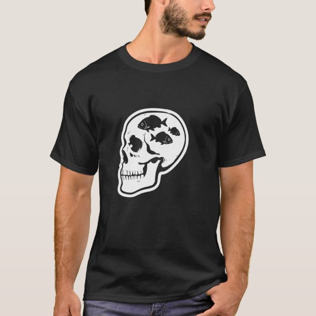 Camiseta Pez en la Cabeza, Sudadera con Capucha de (Anverso)