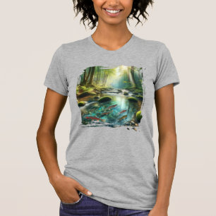 Camiseta Pez En Un Arroyo