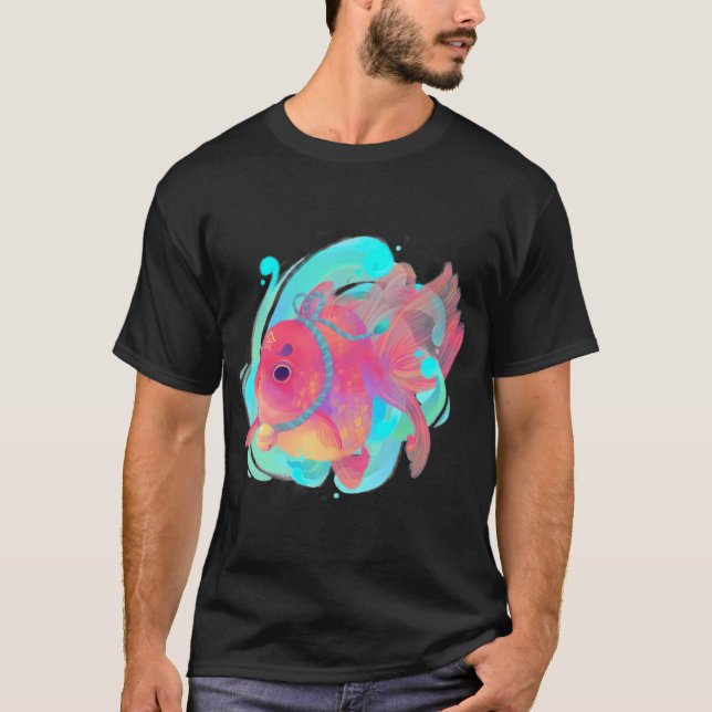 Camiseta Pez Enfadado Adorable (Anverso)