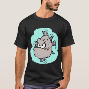 Camiseta Pez Enojado de Dibujos Animados