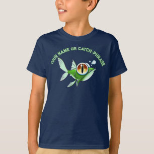 Camiseta ¡Pez Enojado Personalizable! por Jeff Willis