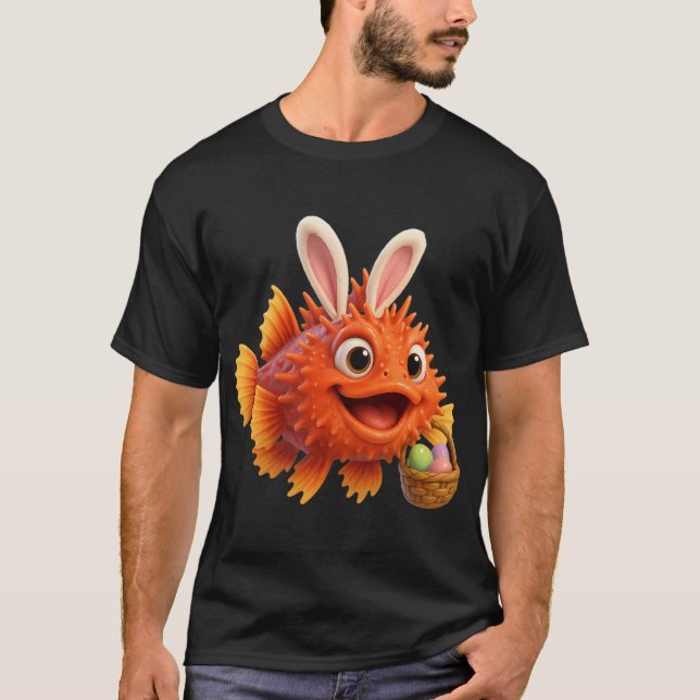 Camiseta Pez escorpión de Pascua (Anverso)