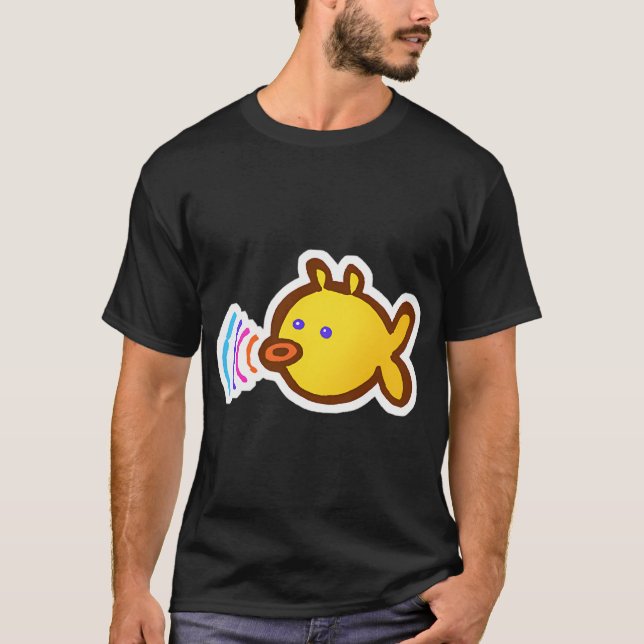 Camiseta Pez Espacial Mágico (Anverso)