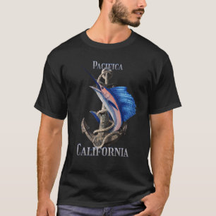 Camiseta Pez espada de Pacifica California Marlin Pesca Oce
