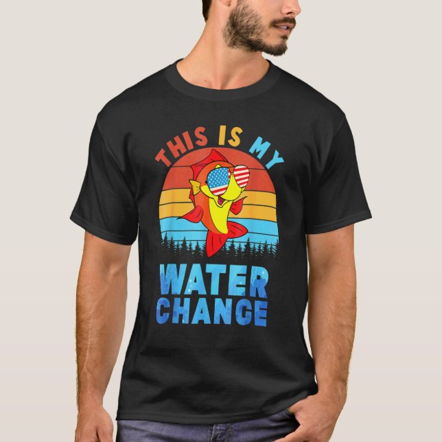 Camiseta Pez  Este es Mi Cambio de Agua (Anverso)