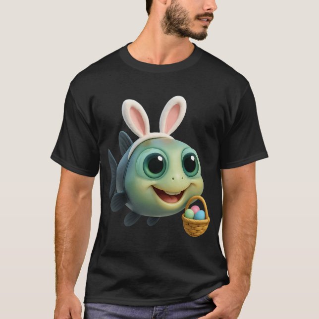 Camiseta Pez fantasma de barreleye de Pascua (Anverso)