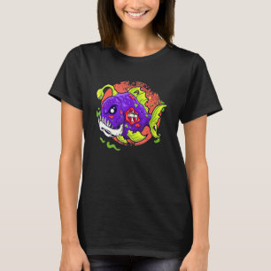 Camiseta Pez Fantasma Retro Antiguo Pez Monstruo Niños Chic