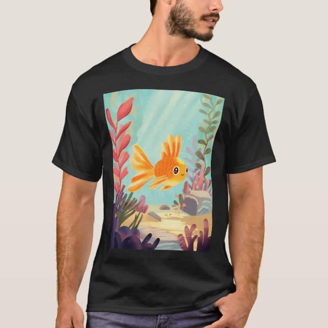 Camiseta Pez feliz (Anverso)