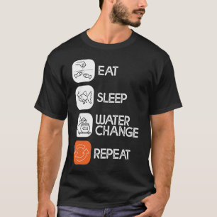 Camiseta Pez Flowerhorn de Navidad