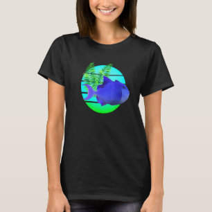 Camiseta Pez gatillo niger Pez agresivo de agua salada Acua