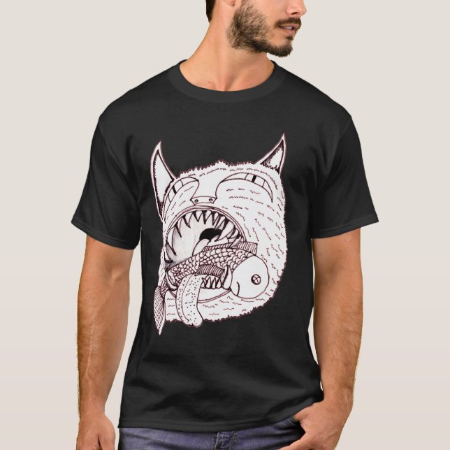 Camiseta Pez Gato (Anverso)