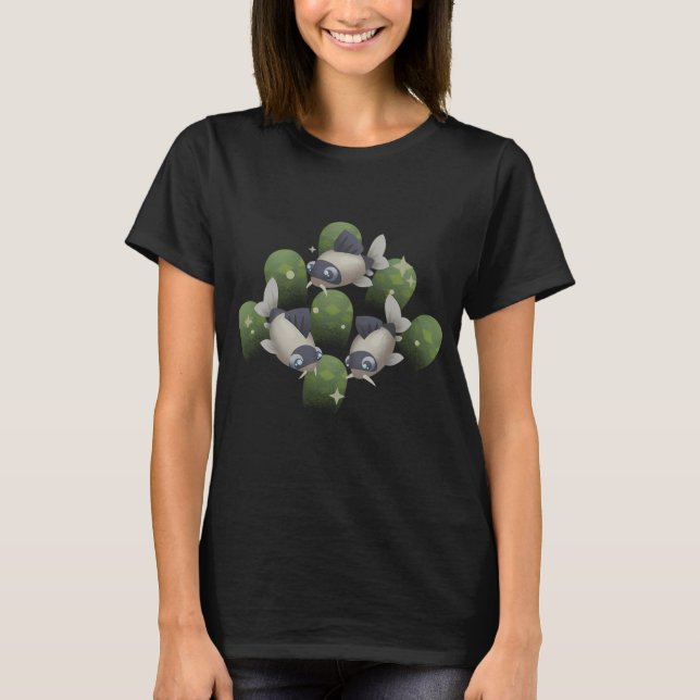 Camiseta Pez Gato Cory Panda Lindo (Anverso)