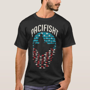 Camiseta Pez gato pesca bandera de EE. UU. 4 de julio Patri