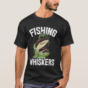 Camiseta Pez gato pescando bigotes