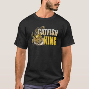 Camiseta Pez Gato Rey De La Pesca De Siluro Cazadores Pesca