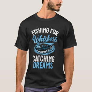 Camiseta Pez Gato Soñador de Bigotes Pesca