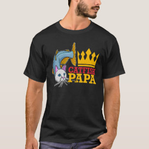 Camiseta Pez Gato Wels Pesca de Siluro Humor 13