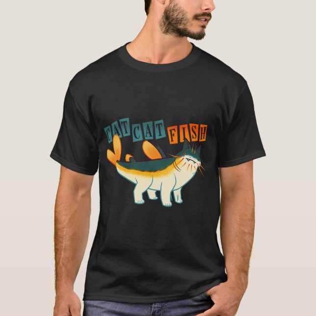 Camiseta Pez GatoPez Gato (Atún blanco) (Anverso)