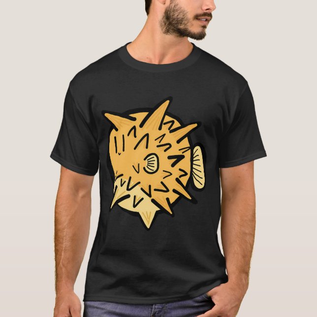 Camiseta Pez globo adorable (Anverso)