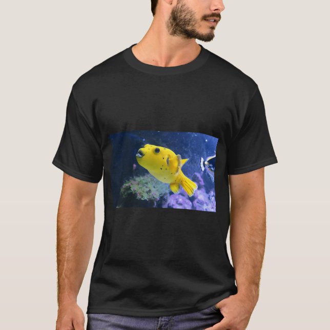 Camiseta Pez globo amarillo (Anverso)