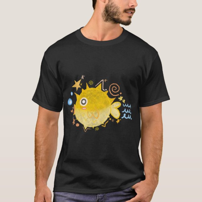 Camiseta Pez Globo Cítrico (Anverso)