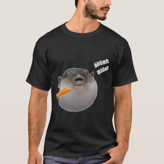 Camiseta Pez globo comiendo zanahoria