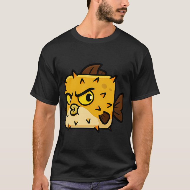 Camiseta Pez globo cuadrado (Anverso)