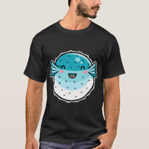 Camiseta Pez globo kawaii lindo