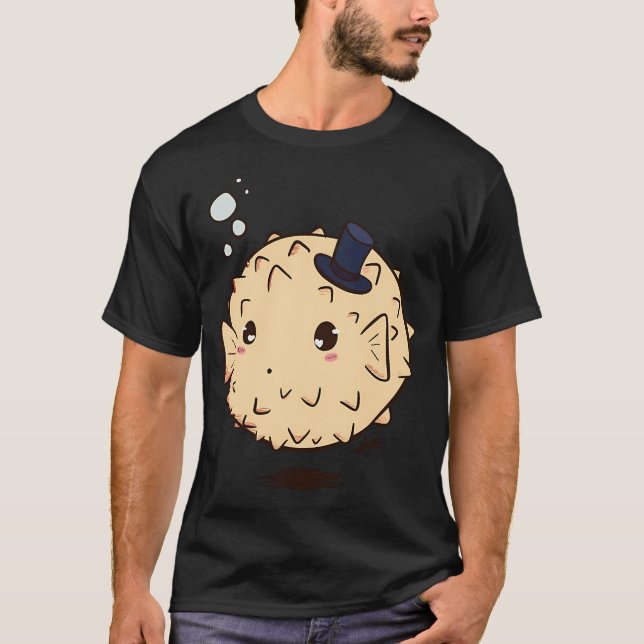 Camiseta Pez globo lindo (Anverso)