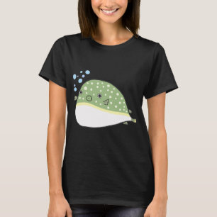 Camiseta Pez globo lindo (inflado / pez globo)