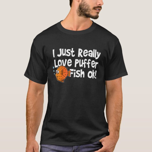 Camiseta Pez globo  Me encanta el pez globo (Anverso)