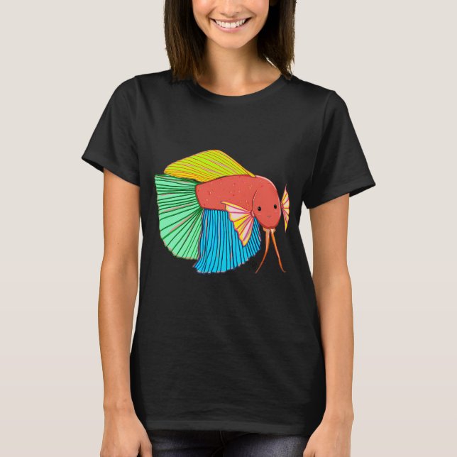 Camiseta Pez globo pescado comercializable (Anverso)