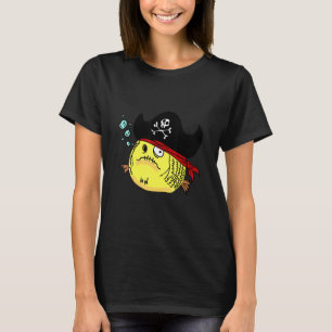 Camiseta Pez Globo Pirata Bucanero Mar
