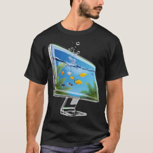 Camiseta Pez Goldfish de ojos de burbuja