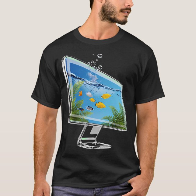 Camiseta Pez Goldfish de ojos de burbuja (Anverso)