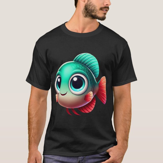 Camiseta Pez Gourami Adorable (Anverso)