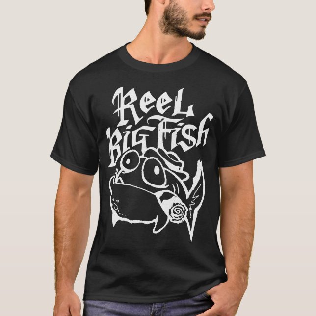 Camiseta pez grande carrete (Anverso)
