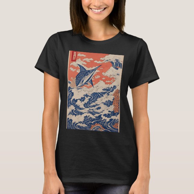 Camiseta Pez grande japonés (Anverso)