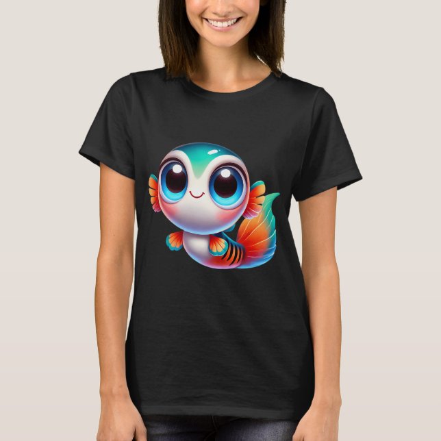 Camiseta Pez Guppy Adorable (Anverso)