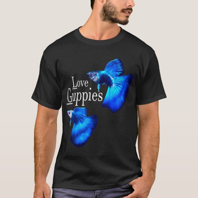 Camiseta Pez Guppy Amor (Anverso)