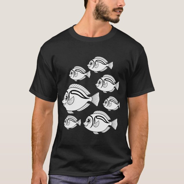Camiseta Pez Guppy de Navidad (Anverso)
