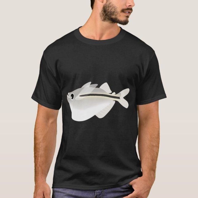 Camiseta Pez hacha plateado (G. levis) (Anverso)