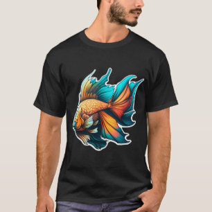 Camiseta Pez Hermoso Colorido