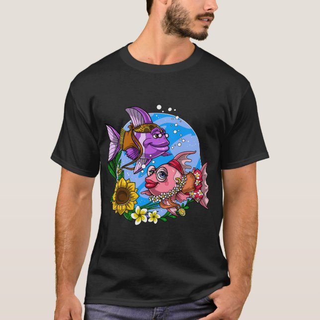 Camiseta Pez Hippie (Anverso)