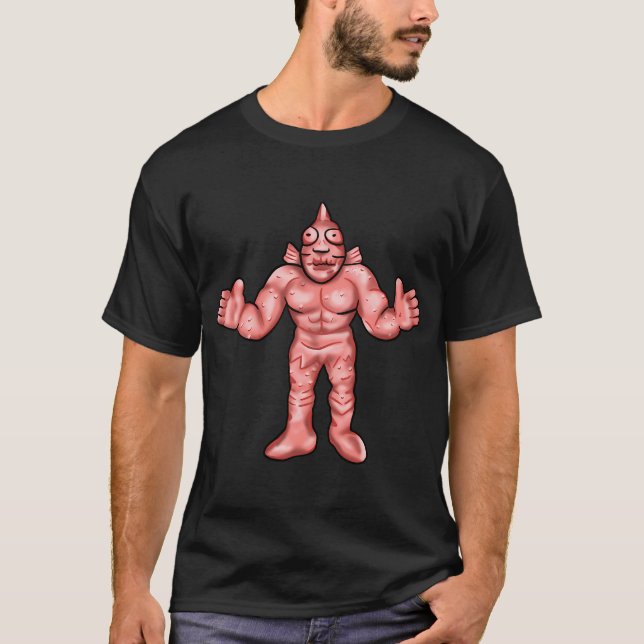Camiseta Pez Hombre Músculo (Anverso)