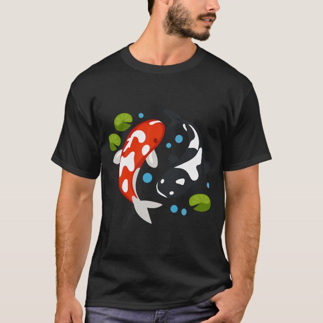 Camiseta Pez Ilustrativo Simple y Lindo (Anverso)