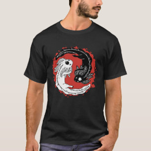 Camiseta Pez japonés asiático yin yang