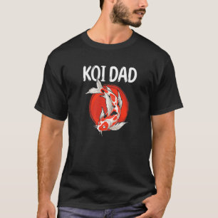 Camiseta Pez japonés masculino Koi Carp Criador de Koi Pad